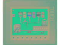 Siemens SIMATIC KTP1000 PLC displayuitbreiding 6AV6647 0AF11 3AX0 640 x 480 pix