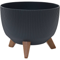 Siena Garden OSLO STRIPE LA957 82 Plantcontainer Polypropyleen Antraciet