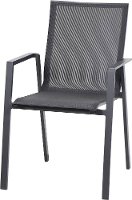 Siena Garden Reno M21940 Tuinstoel Aluminium Antraciet (mat), Grijs