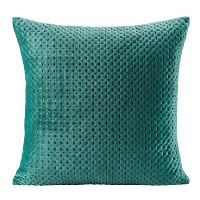 Sierkussen Alain   blauwgroen   45x45 cm   Leen Bakker