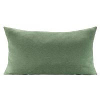 Sierkussen Melle   off white/groen   30x50 cm   Leen Bakker
