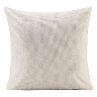 Sierkussenhoes Sebe   off white   45x45cm   Leen Bakker