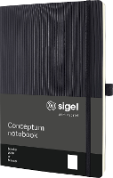 Sigel CO338 Notitieboek Conceptum Softcover DIN A4 Blanco Zwart Aantal paginas: 97