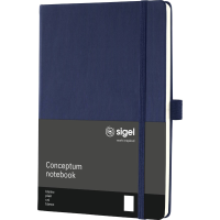 Sigel CO685 Notitieboek Conceptum Hardcover DIN A5 Blanco Donkerblauw 97 vellen