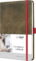 Sigel CONCEPTUM® CO108 Notitieboek Dotted (punten) Zwart Aantal paginas: 97 DIN A4