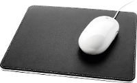 Muismat Sigel SA105 eyestyleÂ® Zwart, Wit