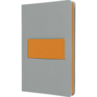 Sigel LS204 Notitieboek Linescape Hardcover DIN A5 Geruit Middelblauw, Neon groen 88 vellen