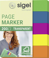 Sigel Plakmarker Hn615 Geel, Roze, Blauw, Groen, Oranje