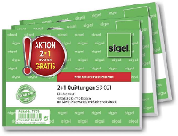 Sigel T1178 Kwitanties DIN A6 liggend Aantal paginas: 40 3 stuk(s)
