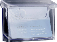 Sigel Visitekaart box acrylic Outdoor Aantal vakken:1 60 kaarten Transparant 1 stuk(s)