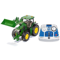 SIKU Control32   John Deere 7310R met frontlader en Bluetooth afstandsbedieningsmodule rc