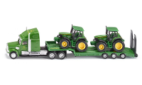 Farmer   Dieplader met John Deere tractoren