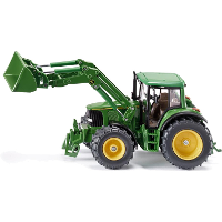 SIKU Farmer   John Deere met voorlader modelvoertuig