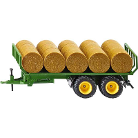 SIKU Farmer   Ronde balenpers met hooibalen modelvoertuig