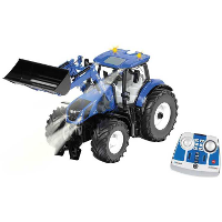 SIKU New Holland T7.315 Met frontlader en module voor afstandsbediening rc