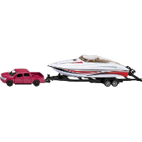 SIKU Super   Ford F150 met motorboot modelvoertuig