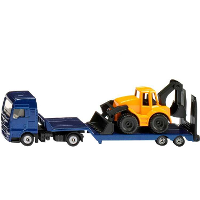 SIKU Super   MAN Lkw met graafmachine modelvoertuig