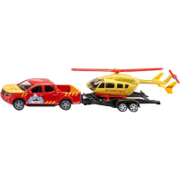 SIKU SUPER   Nissan Navara met helikopter modelvoertuig
