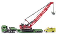 Super   Zwaar transport met kabelgraaf machine