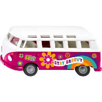 SIKU Super   VW T1 Samba met Flower Power design modelvoertuig