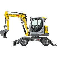 SIKU SUPER Wacker Neuson EW65 modelvoertuig