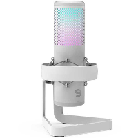 SilentiumPC AXIS Streaming USB Onyx White RGB led