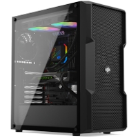 SilentiumPC Regnum RG6V TG 2x USB A 3.2 (5 Gbit/s), 2x Audio, Window kit