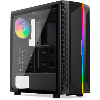 SilentiumPC Signum SG1Q EVO TG ARGB 2x USB A 3.2 (5 Gbit/s), 2x Audio, Window kit