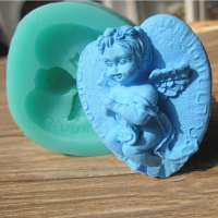 Silicone 3d Angel Baby Cake Mold Fondant Sugar Mould