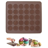 Silicone Baking Macarons Mat Cake Cookie Chocolate Molds Mould