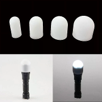 Silicone elastische zaklamp diffuser lampenkap lampenkap voor Astrolux ST06 WP5 geschikt voor een diameter van 38 mm/40