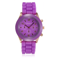 Silicone Jelly Candy Analog Quartz Sports Women Wrist Watch