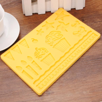 Silicone Kids Party Fondant Gum Paste Cake Decoration Mold