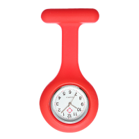 Silicone Nurse Brooch Fob Tunic Pendant Candy Quartz Watch