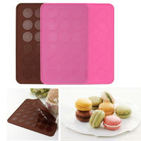 Silicone Pastry Muffin Cake Macaron Oven Baking Mould Sheet Mat