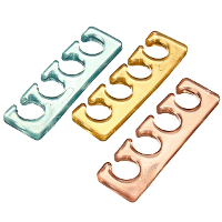 Silicone Soft Form Finger Toe Separator Nail Art Pedicure Tool