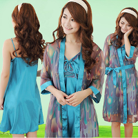 Silk Sling Nightdress Sexy Piece Fitted