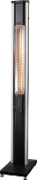 Silva Homeline 510020 IR kortegolfstraler 1800 W Zilver (mat), Zwart