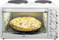 Silva Homeline Kk 2800 C Mini Oven Heteluchtfunctie, Incl. Kookplaat, Met Grillspies 27 L 3300 W