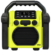 Silva Schneider BR 230 BT neon gelb Bouwradio FM USB, Bluetooth Wekfunctie, Acculaadfunctie, Oplaadbaar, Spatwaterbestendig Neon geel