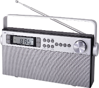 Silva Schneider M 300 Akku FM Wekkerradio Zwart