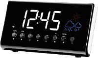 Silva Schneider UR D 1450 WS FM Wekkerradio Wit