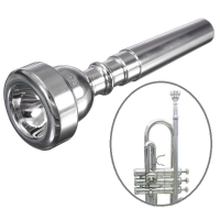 Silver Plated Trumpet Mouthpiece For Bach Yamaha Copper Conn 3c Size