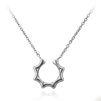 Silver Sun Pendant Necklace Masters Sun Hyojin Kong Jewelry