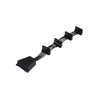 SilverStone Adapter 15 Pin SATA > 4x 15 Pin SATA splitterkabel