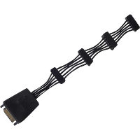 SilverStone SST CP06 E4, 1x 15 Pin SATA > 4x 15 Pin SATA kabel