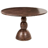 SILVON   Eettafel   Donkerbruin   120 cm   Mangohout