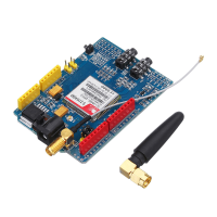 SIM900 Quad Band GSM GPRS Shield Development Board Geekcreit voor Arduino   producten die werken met officiële Arduino b