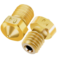 SIMAX3D® 30 stuks 0,2 mm/0,3 mm/0,4 mm/0,6 mm 0,8 mm/1,0 mm V6 Vulkaanmondstuk voor Creality Ender 3 CR 10 3D printer
