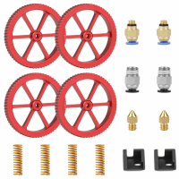 SIMAX3D® 4 delige aluminium rode nivelleermoer met hot bedvorm Lente upgradeaccessoireset voor Ender 3/3 Pro/5 3D printe